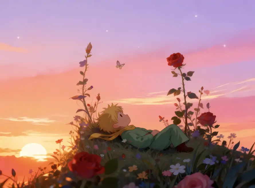 4k卡通壁纸 - 日落 - 玫瑰 - 花朵「哲风壁纸」 4k卡通壁纸 - 日落 - 玫瑰 - 花朵「哲风壁纸」