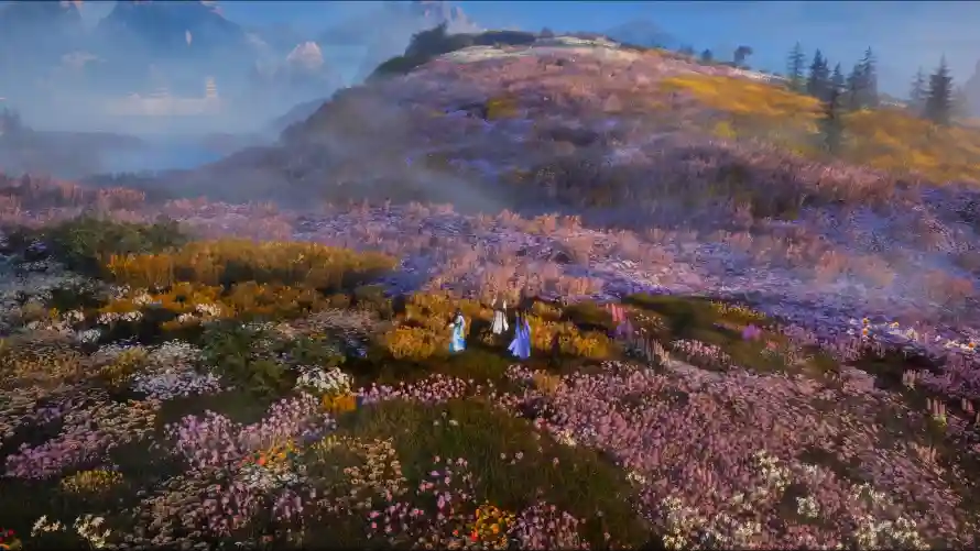 4k山峦壁纸 - 花海 - 雾气 - 风景「哲风壁纸」 4k山峦壁纸 - 花海 - 雾气 - 风景「哲风壁纸」