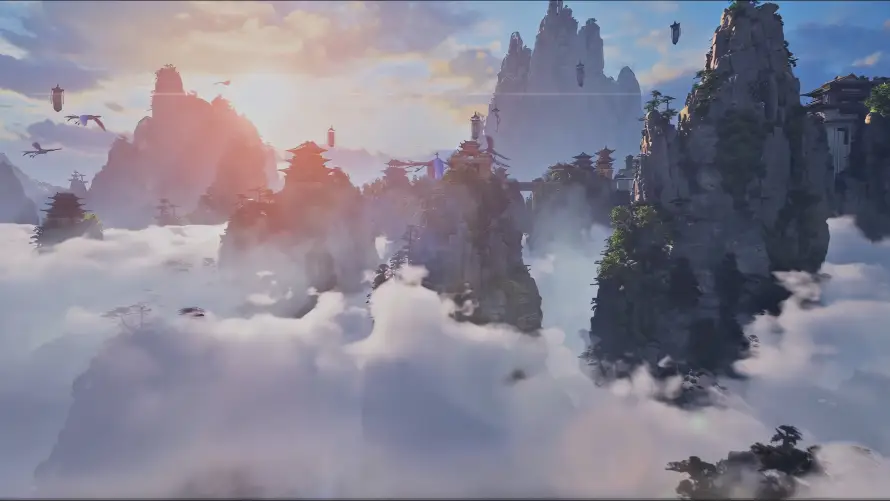 4k云海壁纸 - 仙侠 - 山峰 - 日出「哲风壁纸」 4k云海壁纸 - 仙侠 - 山峰 - 日出「哲风壁纸」