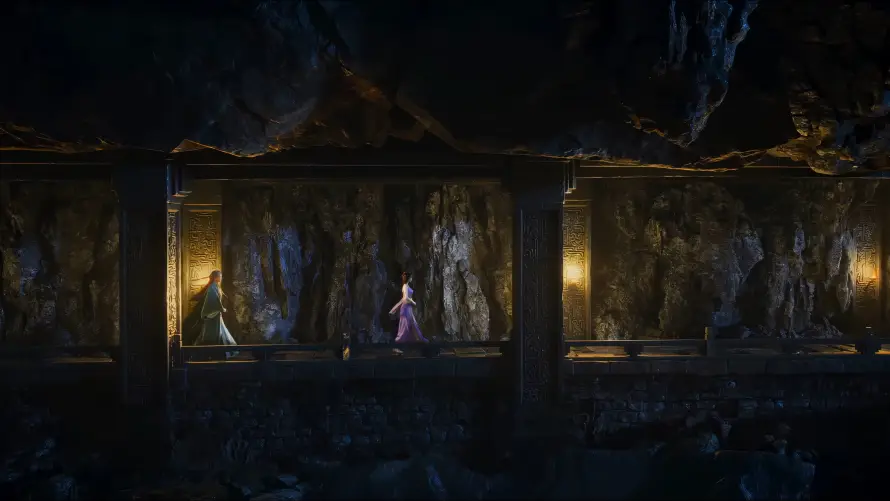 4k古风壁纸 - 洞穴 - 灯光 - 风景「哲风壁纸」 4k古风壁纸 - 洞穴 - 灯光 - 风景「哲风壁纸」