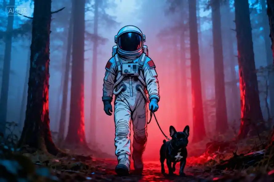 4k森林壁纸 - 法斗 - 科幻 - 红光「哲风壁纸」 4k森林壁纸 - 法斗 - 科幻 - 红光「哲风壁纸」