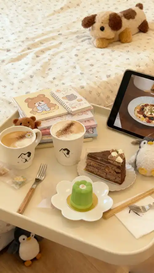 4k咖啡壁纸 - 温馨 - 甜点 - 下午茶「哲风壁纸」