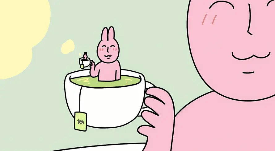 4k卡通壁纸 - 可爱 - 茶包 - 茶杯「哲风壁纸」 4k卡通壁纸 - 可爱 - 茶包 - 茶杯「哲风壁纸」