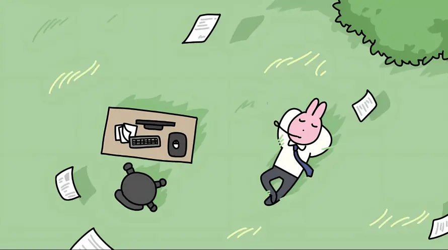 4k休闲壁纸 - 办公 - 卡通 - 文件「哲风壁纸」