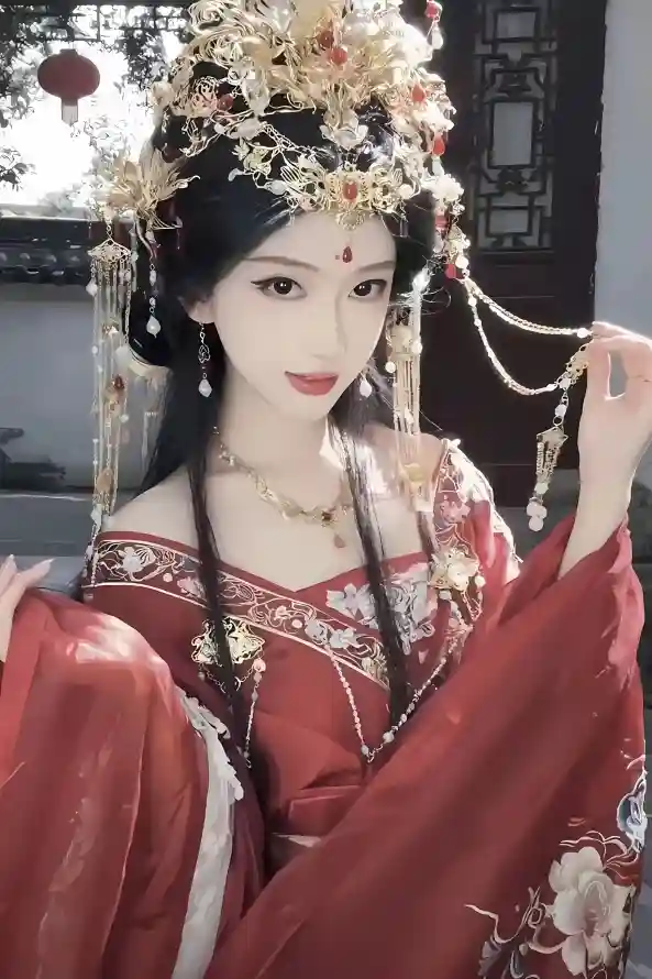 4k发饰壁纸 - 古风 - 汉服 - 网红「哲风壁纸」