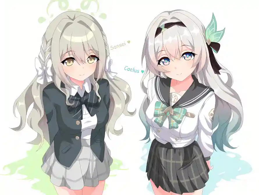 4k长发壁纸 - 二次元 - 蝴蝶结 - 动漫角色「哲风壁纸」 4k长发壁纸 - 二次元 - 蝴蝶结 - 动漫角色「哲风壁纸」