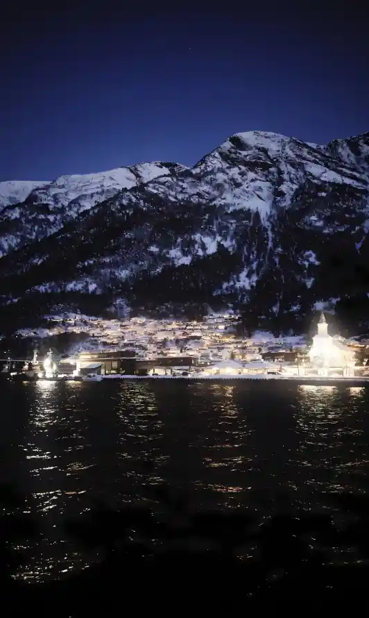 4k城镇壁纸 - 夜晚 - 夜色 - 山水「哲风壁纸」