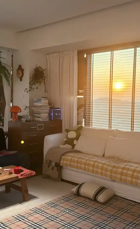 4k地毯壁纸 - 夕阳 - 客厅 - 房屋「哲风壁纸」