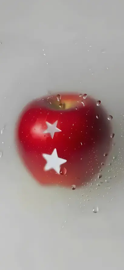 4k星星壁纸 - 水果 - 清新 - 白色「哲风壁纸」