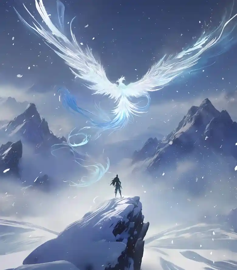 4k人物壁纸 - 冰雪 - 玄幻 - 神兽「哲风壁纸」