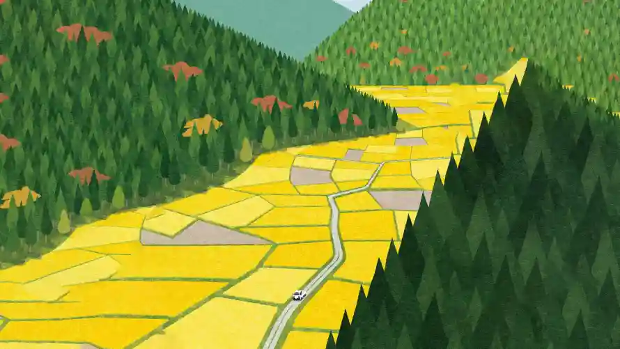 4k田野壁纸 - 手绘风 - 插画风 - 乡村风景「哲风壁纸」 4k田野壁纸 - 手绘风 - 插画风 - 乡村风景「哲风壁纸」