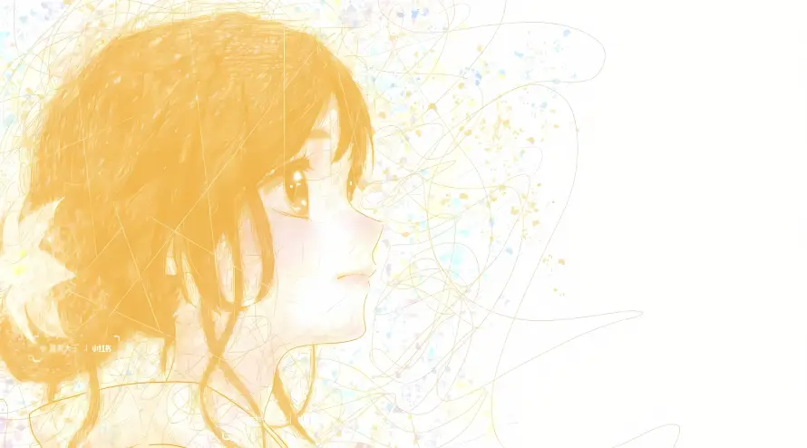 4k侧脸壁纸 - 熏子 - 动漫女孩 - 柔和氛围「哲风壁纸」