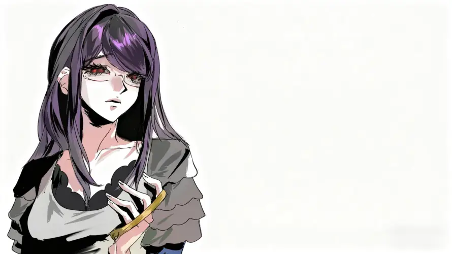 4k利世壁纸 - 紫发 - 二次元 - 东京喰种「哲风壁纸」