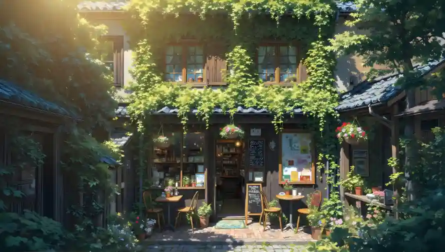 4k小屋壁纸 - 庭院 - 房屋 - 绿植「哲风壁纸」