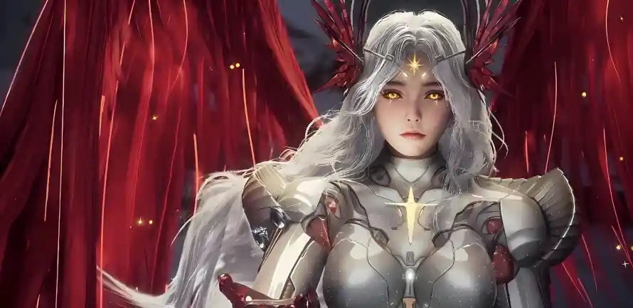 4k动漫壁纸 - 铠甲 - 银发 - 十字架「哲风壁纸」 4k动漫壁纸 - 铠甲 - 银发 - 十字架「哲风壁纸」