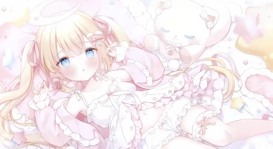 2k可爱壁纸-二次元 - 蕾丝-壁纸推荐「哲风壁纸」