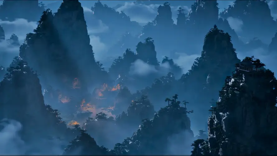 4k云雾壁纸 - 山峰 - 风景 - 修仙场景「哲风壁纸」 4k云雾壁纸 - 山峰 - 风景 - 修仙场景「哲风壁纸」