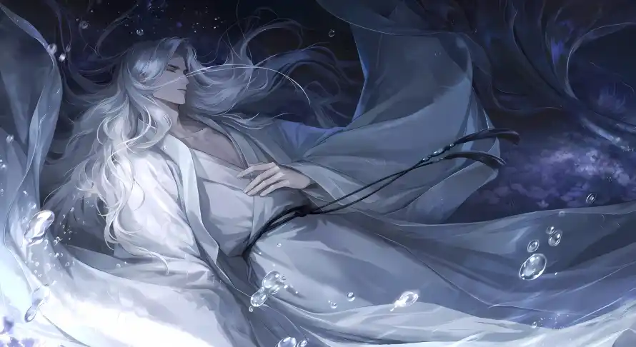 4k古风壁纸 - 插画 - 星空 - 水波「哲风壁纸」 4k古风壁纸 - 插画 - 星空 - 水波「哲风壁纸」