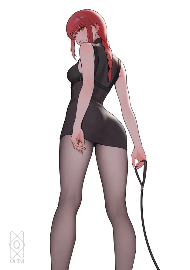 4k性感壁纸 - 旗袍 - 红发 - 背影「哲风壁纸」