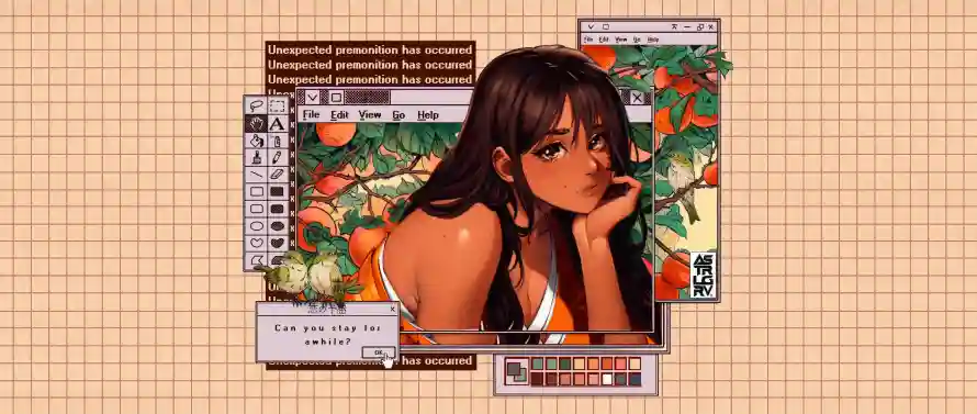 4k图画壁纸 - 手绘 - 橘子 - 漫画「哲风壁纸」