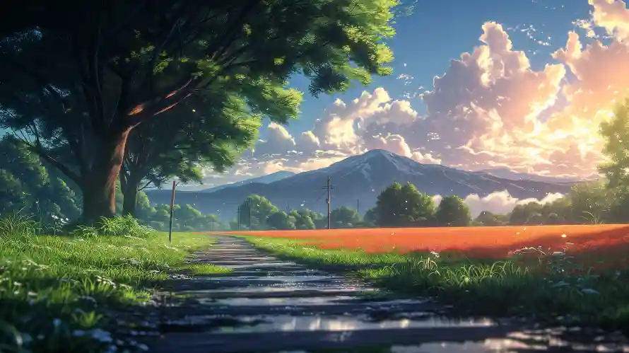 3k云朵壁纸-风景与花田-免费下载「哲风壁纸」