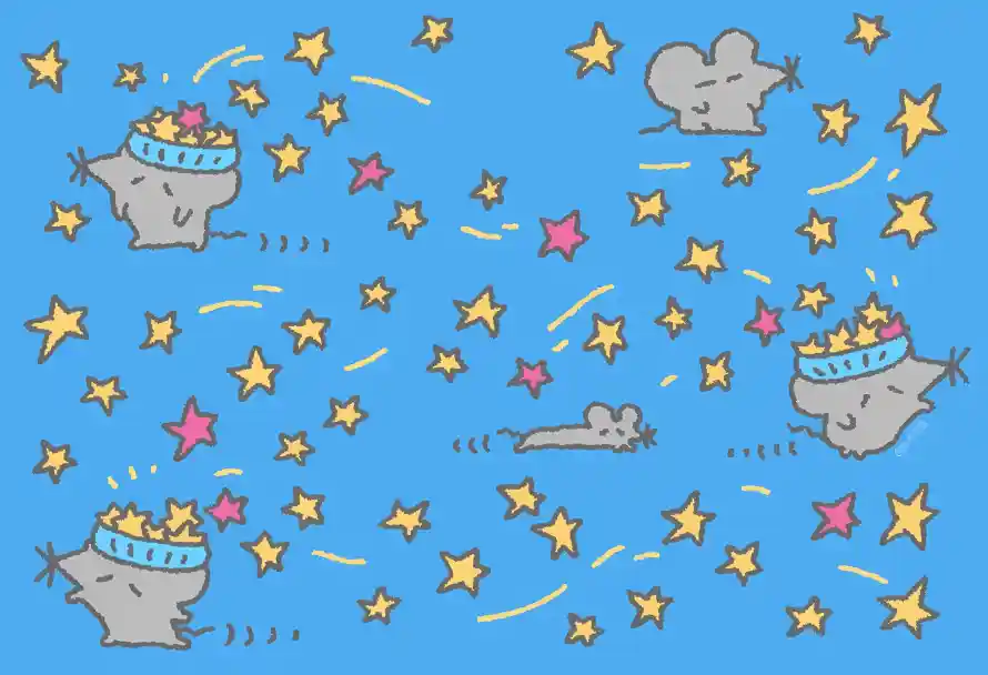 4k卡通壁纸 - 可爱 - 星星 - 小老鼠「哲风壁纸」 4k卡通壁纸 - 可爱 - 星星 - 小老鼠「哲风壁纸」