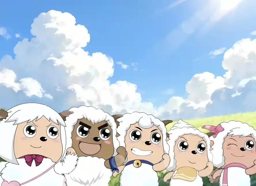 4k羊群壁纸 - 草地 - 阳光 - 喜洋洋「哲风壁纸」