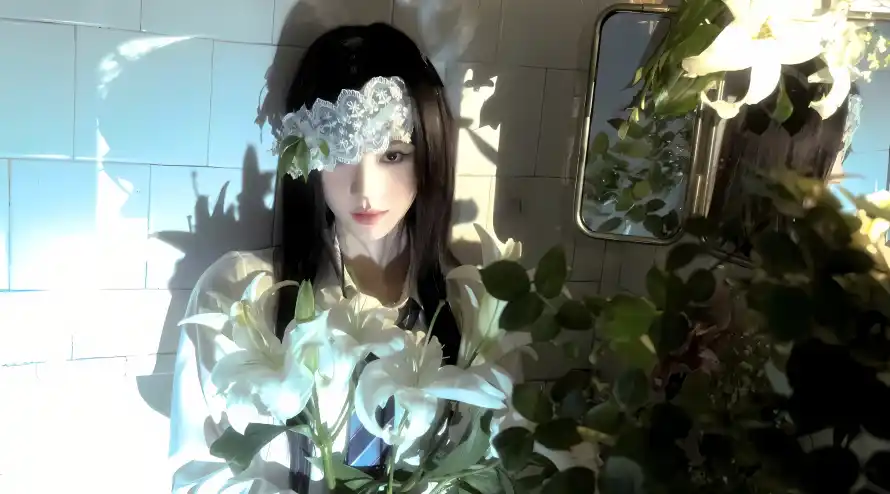 4k明星壁纸 - 白衣 - 绿植 - 美女「哲风壁纸」 4k明星壁纸 - 白衣 - 绿植 - 美女「哲风壁纸」