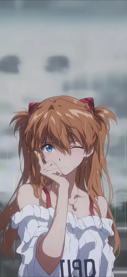 4k二次元壁纸 - 双马尾 - 明日香 - 白色连衣裙「哲风壁纸」