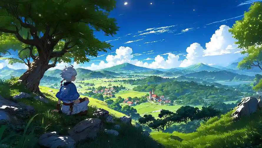 4k云朵壁纸 - 小镇 - 绿色 - 草地「哲风壁纸」 4k云朵壁纸 - 小镇 - 绿色 - 草地「哲风壁纸」