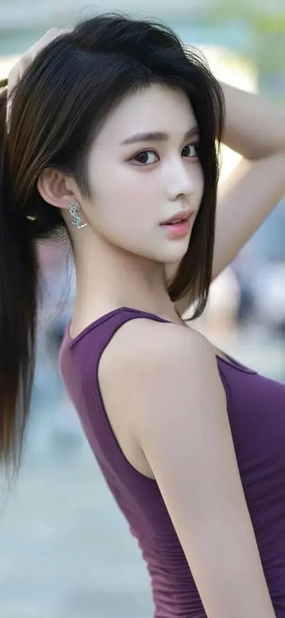 4k时尚壁纸 - 清新 - 美女 - 长发「哲风壁纸」