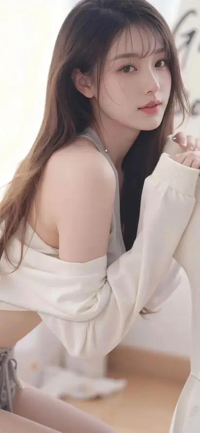 4k室内壁纸 - 清新 - 长发 - 手机壁纸「哲风壁纸」