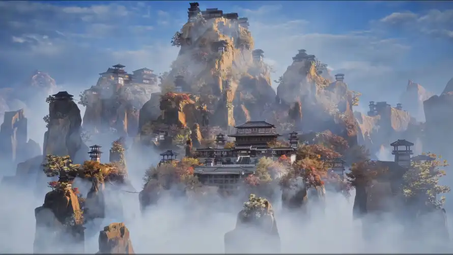 4k云雾壁纸 - 仙境 - 古建 - 山峰「哲风壁纸」 4k云雾壁纸 - 仙境 - 古建 - 山峰「哲风壁纸」