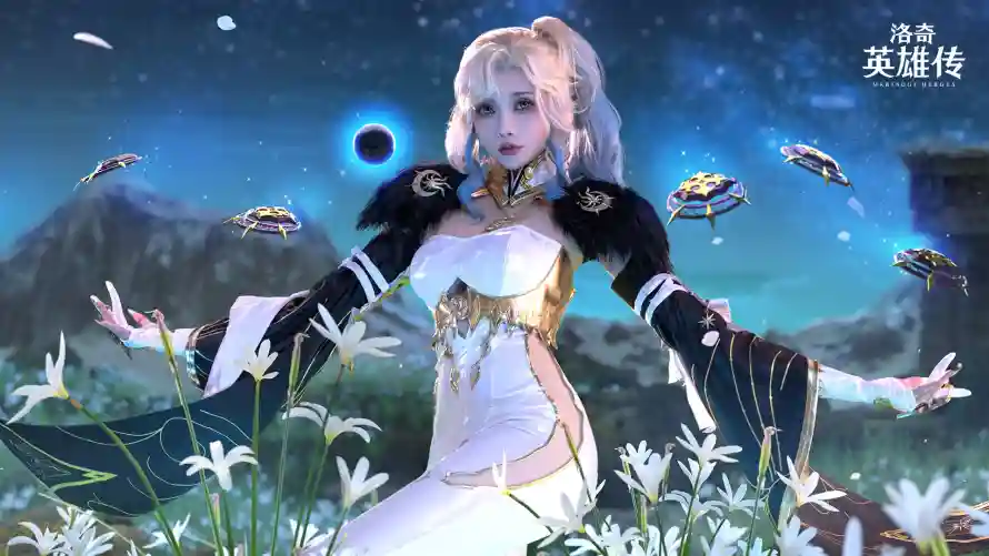 4k花朵壁纸 - 动画壁纸 - 奇幻场景 - 星空背景「哲风壁纸」