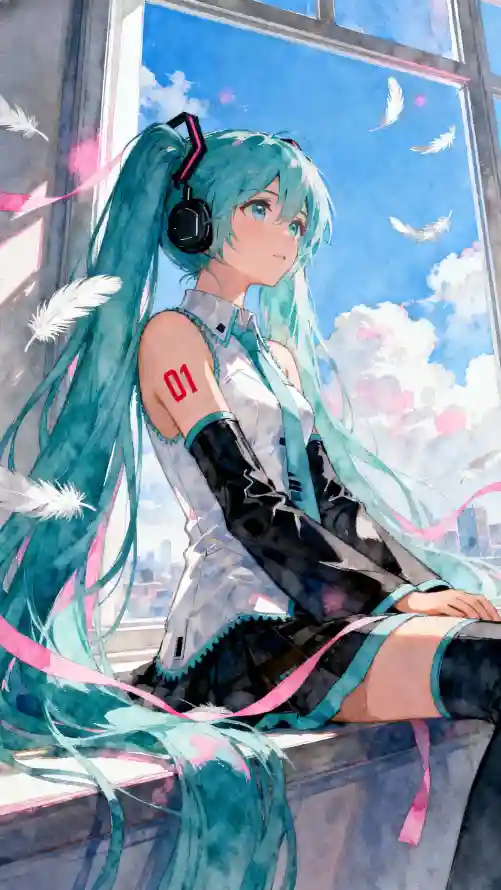 4k唯美壁纸 - 天空 - 水彩 - 清新「哲风壁纸」