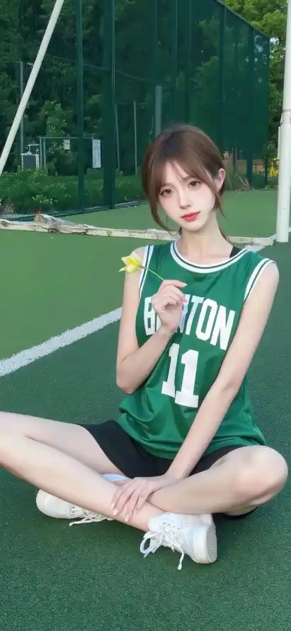 4k户外壁纸 - 篮球场 - 篮球服 - 手机壁纸「哲风壁纸」