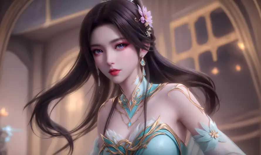 4k古风壁纸 - 蓝裙 - 薰儿 - 动漫角色「哲风壁纸」 4k古风壁纸 - 蓝裙 - 薰儿 - 动漫角色「哲风壁纸」