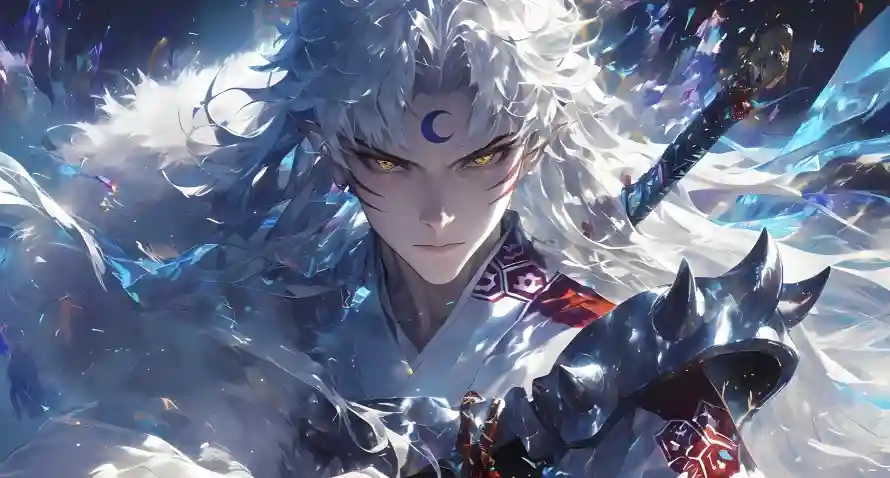 2k妖纹壁纸-二次元 - 杀生丸-杀神丸壁纸分享「哲风壁纸」