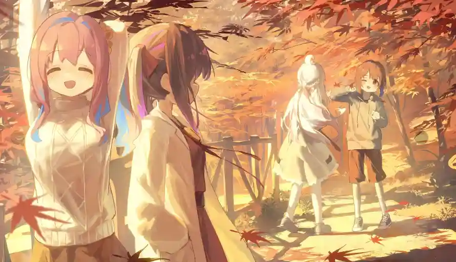 4k秋日壁纸 - 红叶 - 二次元 - 动漫场景「哲风壁纸」 4k秋日壁纸 - 红叶 - 二次元 - 动漫场景「哲风壁纸」