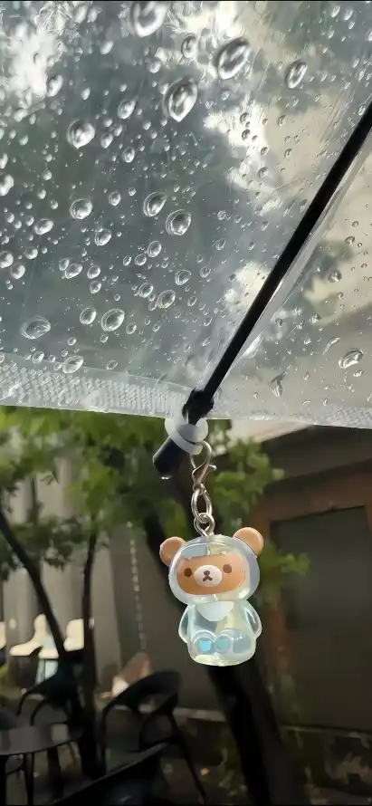 4k下雨壁纸 - 卡通 - 小熊 - 挂件「哲风壁纸」