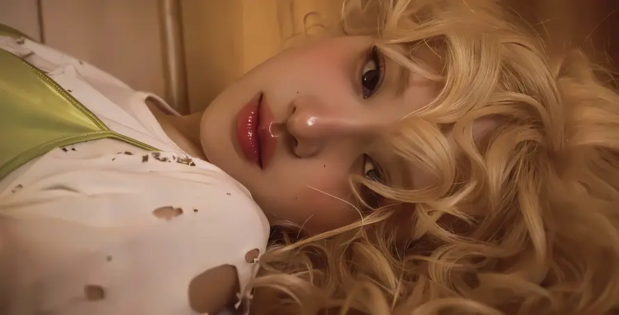 4k卷发壁纸 - 时尚 - 爱豆 - 金发「哲风壁纸」