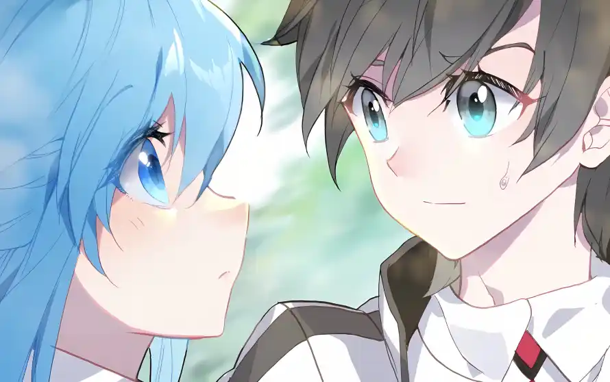 4k互动壁纸 - 蓝发 - 黑发 - 唐轩宇「哲风壁纸」 4k互动壁纸 - 蓝发 - 黑发 - 唐轩宇「哲风壁纸」