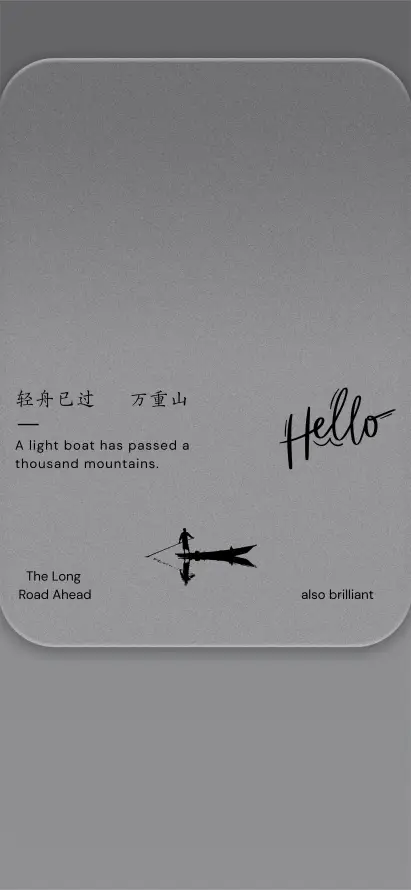 4k灰色壁纸 - 简约 - 简笔画 - 手机壁纸「哲风壁纸」