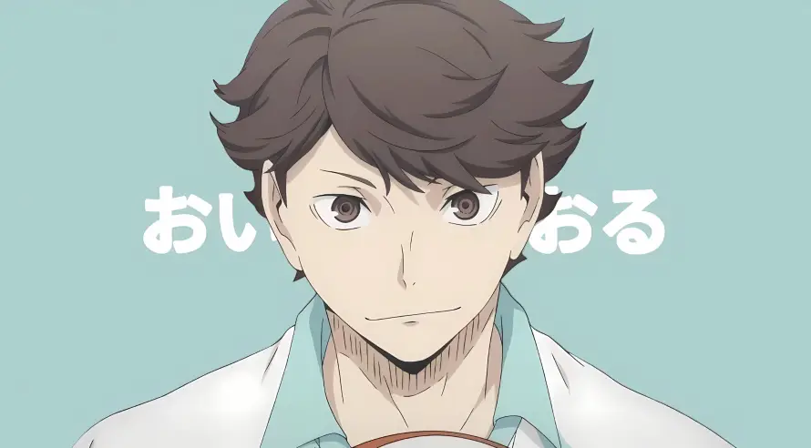 4k及川彻壁纸 - 动漫角色 - 排球少年 - 浅蓝背景「哲风壁纸」