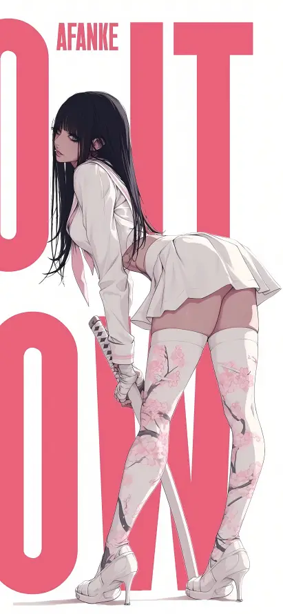 4k动漫壁纸 - 剑 - 性感 - 辣妹「哲风壁纸」