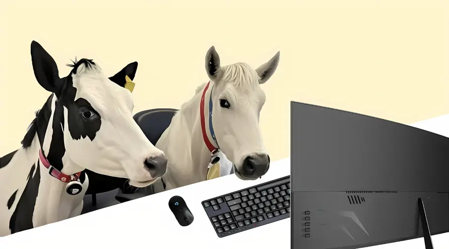 4k幽默壁纸 - 牛马 - 职场 - 打工人「哲风壁纸」