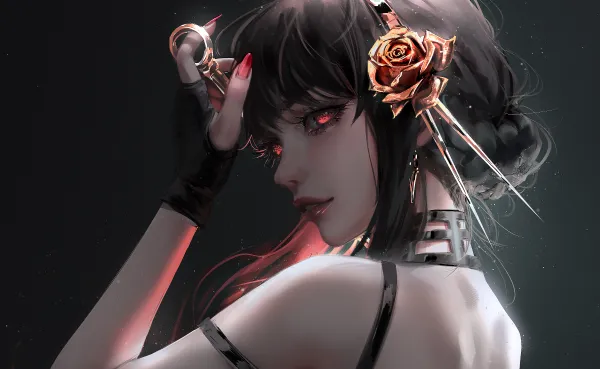 4k手套壁纸-地球仪 - 插图-动漫女孩热门的壁纸「哲风壁纸」