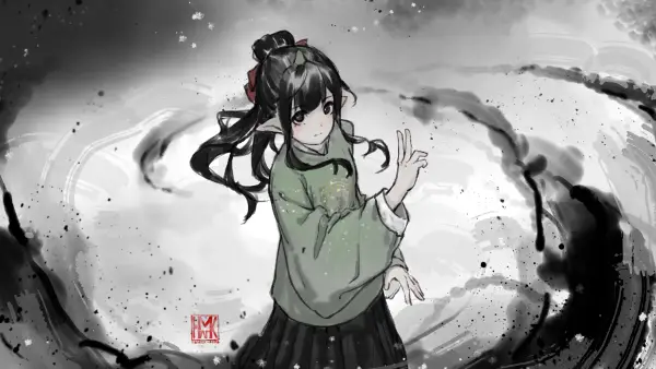 4k长发壁纸-尖耳朵壁纸和艺术品-动漫女孩免费下载「哲风壁纸」