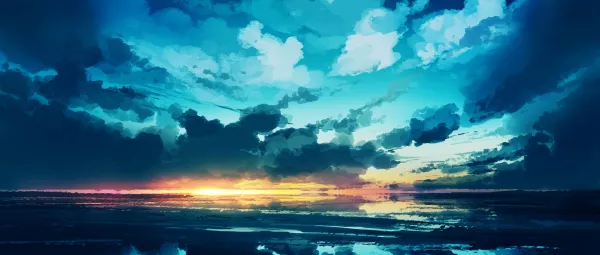 6k反射壁纸-宽银幕 - 天空-数字艺术壁纸分享「哲风壁纸」