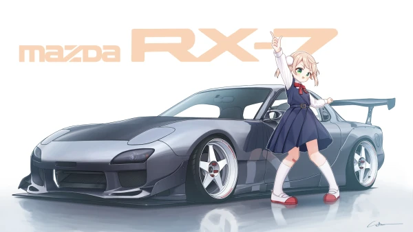 3k及膝壁纸-修改的壁纸和车-马自达RX-7「哲风壁纸」